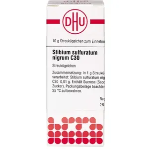 STIBIUMSULFURATUMNIGRUMC30Globuli10g