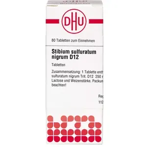 STIBIUMSULFURATUMNIGRUMD12Tabletten80St