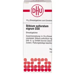 STIBIUMSULFURATUMNIGRUMD30Globuli10g