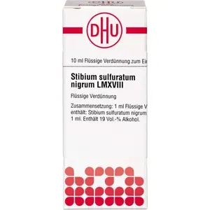 STIBIUMSULFURATUMNIGRUMLMXVIIIDilution10ml