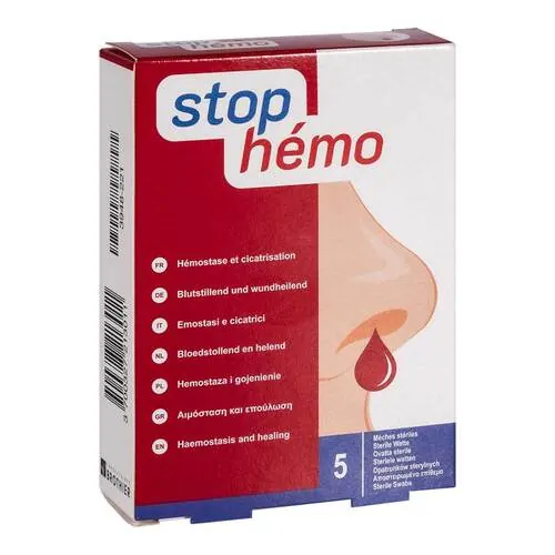 Stop Hemo blutstillende Watte, 5 St