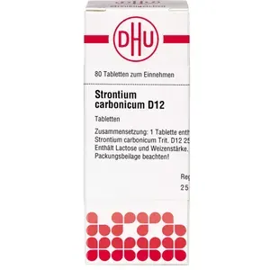 STRONTIUMCARBONICUMD12Tabletten80St