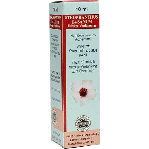 Strophanthus D 4 Sanum flüssige Verdünnung Tropfen, 10 ml