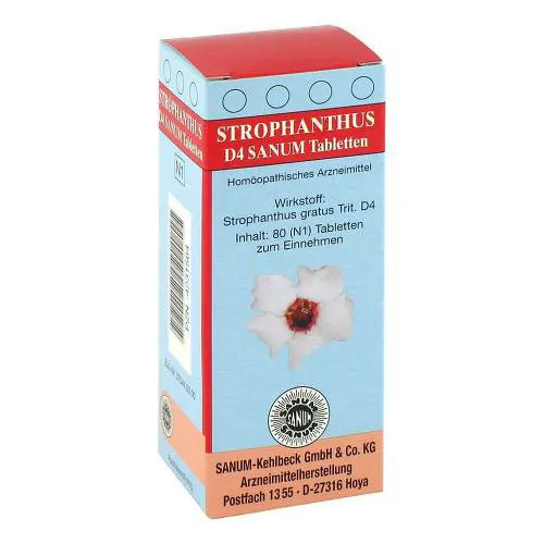 STROPHANTHUS D 4 Sanum Tabletten, 80 St