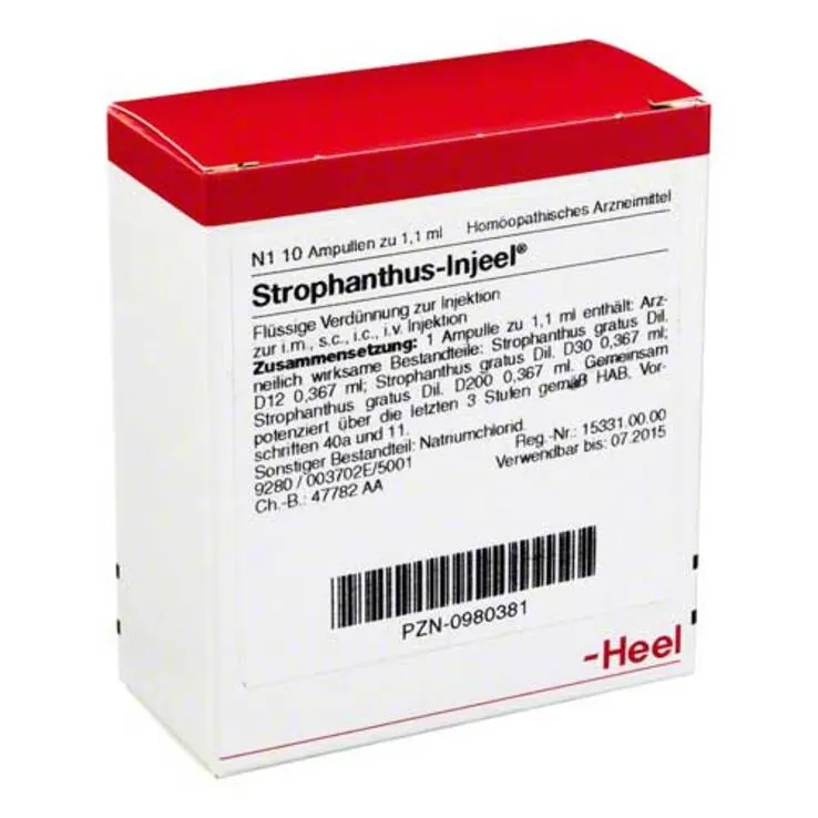 STROPHANTHUS INJEEL Ampullen, 10 St