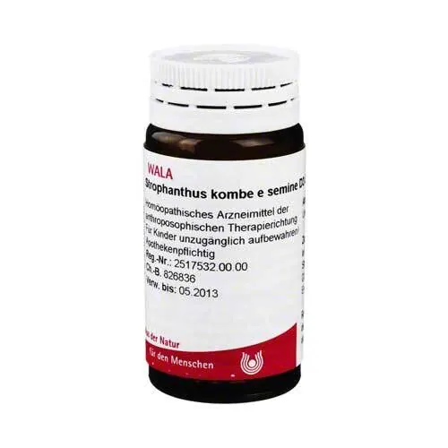 Strophanthus Kombe e semine D 3 Globuli, 20 g
