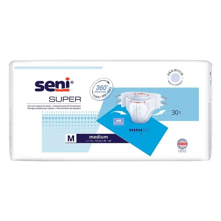 Super Seni Größe 2 medium Windelhosen für Erwachsene, 30 St