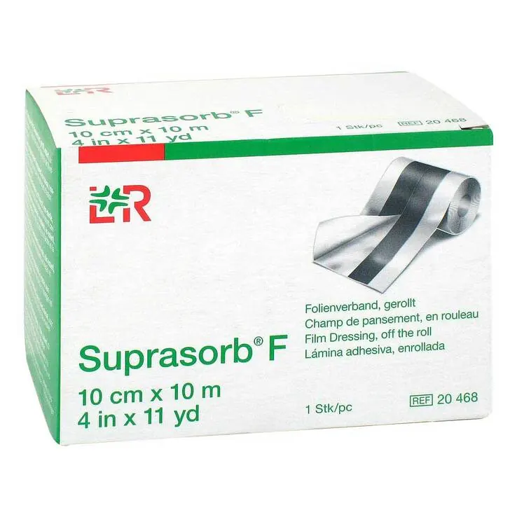 Suprasorb F Folien Wundverband 10cmx10m gerollt unsteril, 1 St