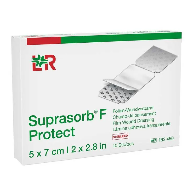 Suprasorb F Protect Folien-Wundverband 5x7 cm ste., 10 St