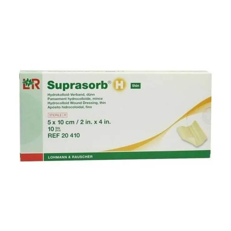 Suprasorb H Hydrokolloidverband 5x10cm dünn, 10 St