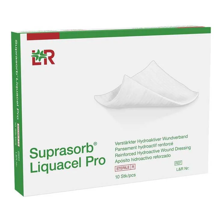 Suprasorb Liquacel Pro 15x15 cm Kompressen, 5 St