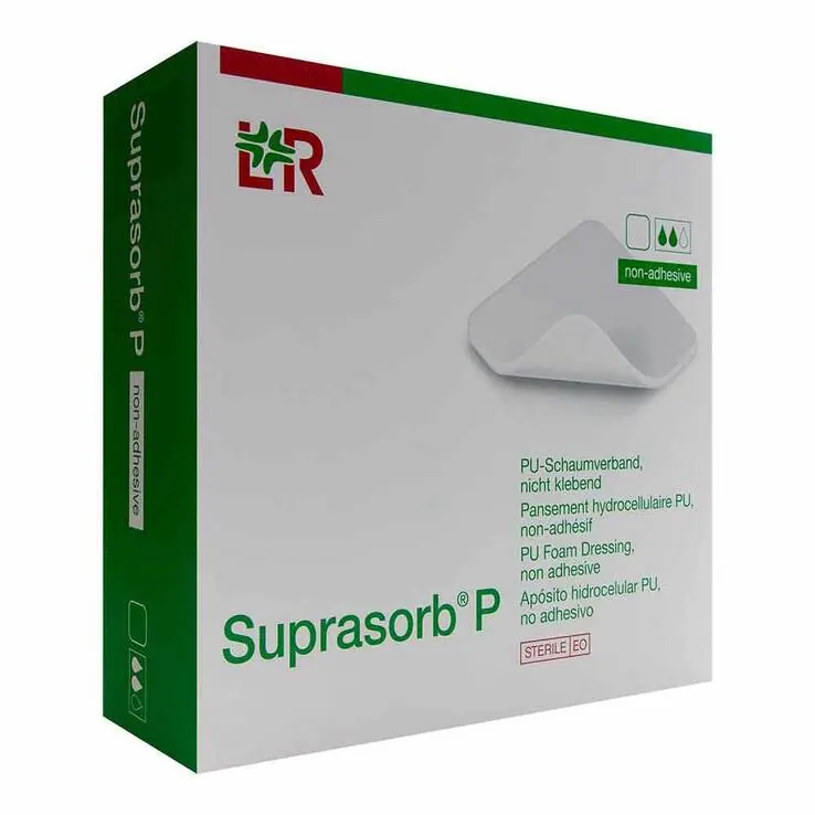 Suprasorb P PU-Schaumv.10x12cm nicht klebend, 8 St