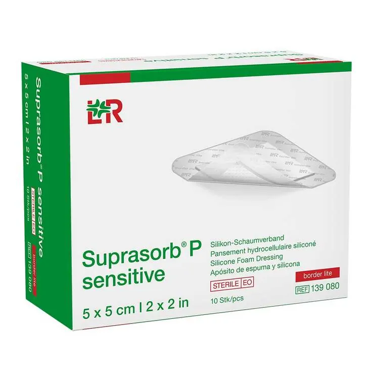 Suprasorb P sensitive PU-Schaumv.bor.lite 5x5cm, 10 St