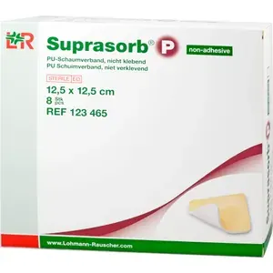 SUPRASORBPPU-Schaumv.nichtklebend12,5x12,5cm8St