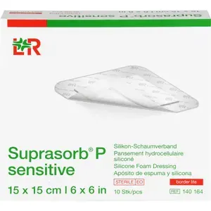 SUPRASORBPsensitivePU-Schaumv.bor.lite15x15cm10St