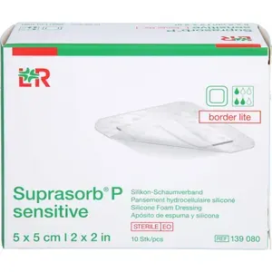 SUPRASORBPsensitivePU-Schaumv.bor.lite5x5cm10St