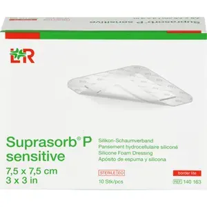 SUPRASORBPsensitivePU-Schaumv.bor.lite7,5x7,510St