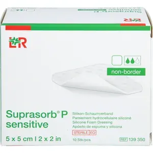 SUPRASORBPsensitivePU-Schaumv.non-bor.5x5cm10St