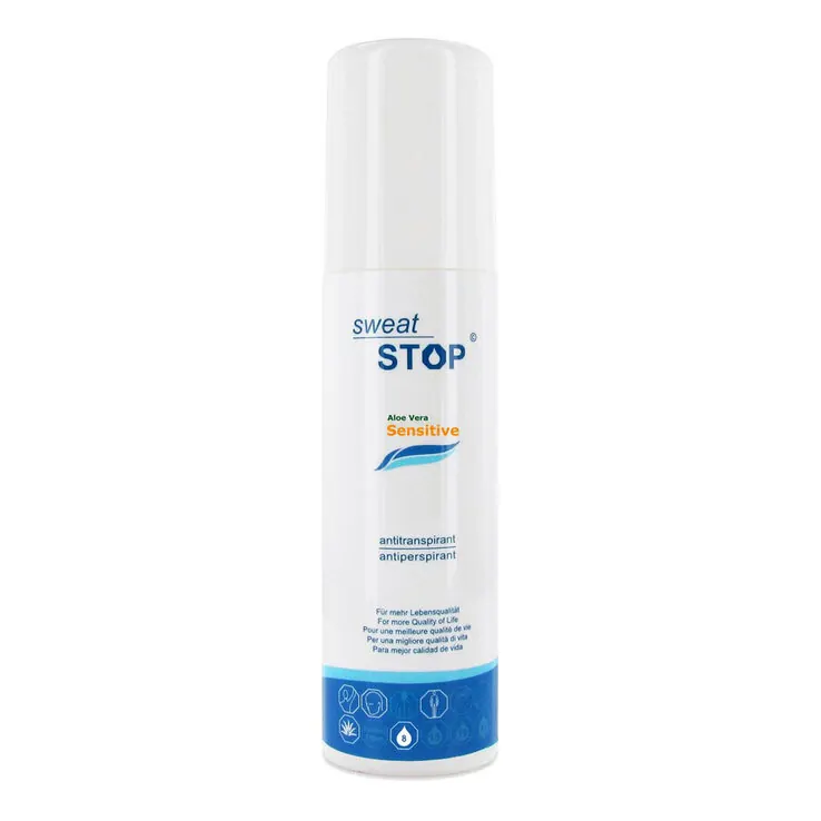 Sweatstop Aloe Vera Sensitive Spray, 100 ml