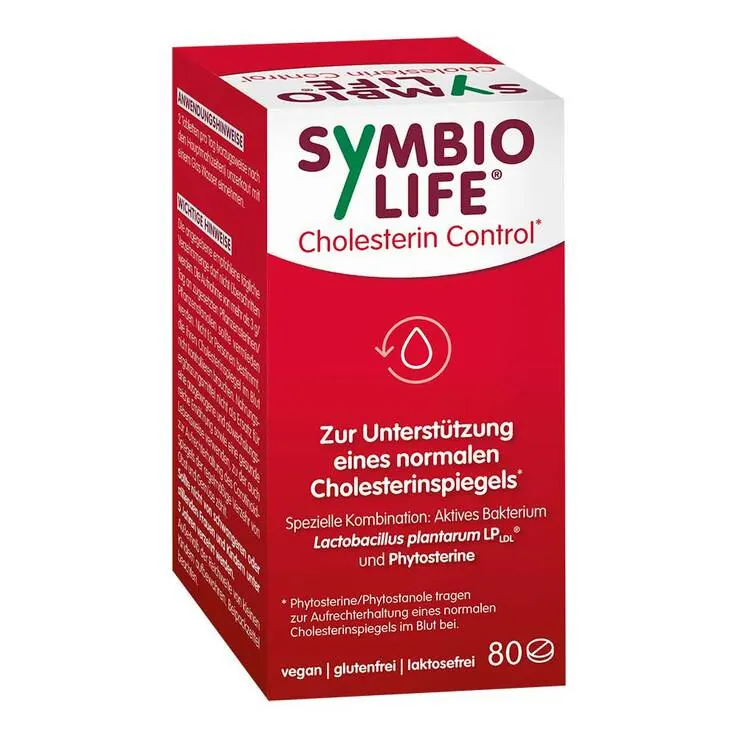 Symbiolife Cholesterin Control mit Phytosterinen Tab, 80 St