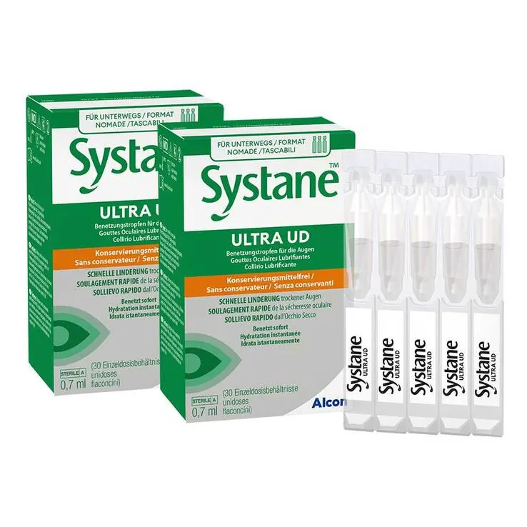 Systane Ultra UD Benetzungstropfen für die Augen, 2x30x0.7 ml