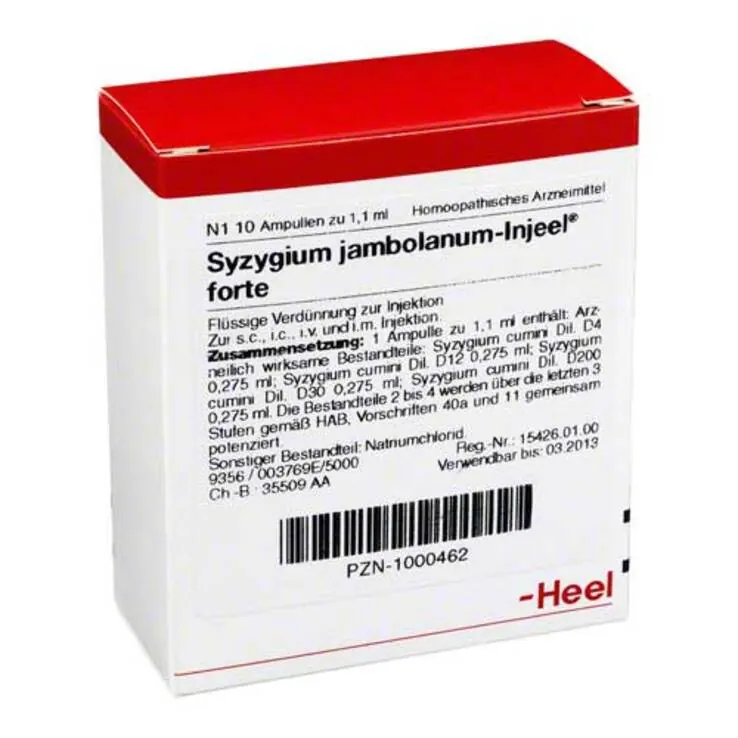 SYZYGIUM JAMBOLANUM INJEEL forte Ampullen, 10 St