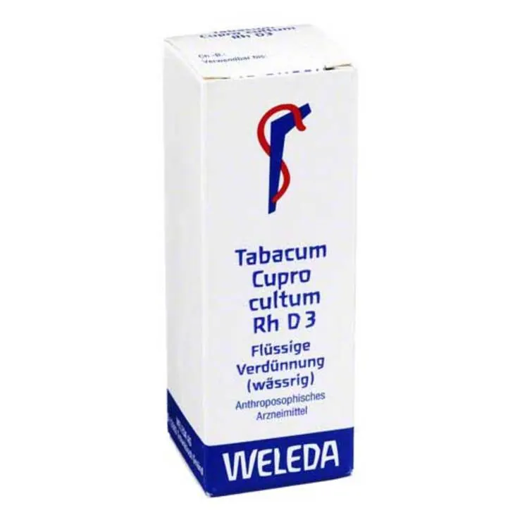Tabacum Cupro cultum Rh D 3 Dilution, 20 ml