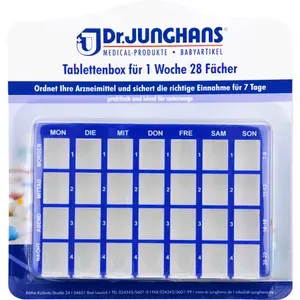 TABLETTENBOX1Woche28-FächerSchiebedeckel1St