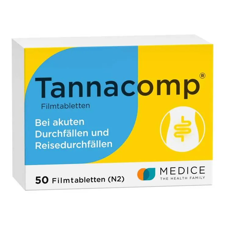 Tannacomp® Filmtabletten bei akutem Durchfall , 50 St