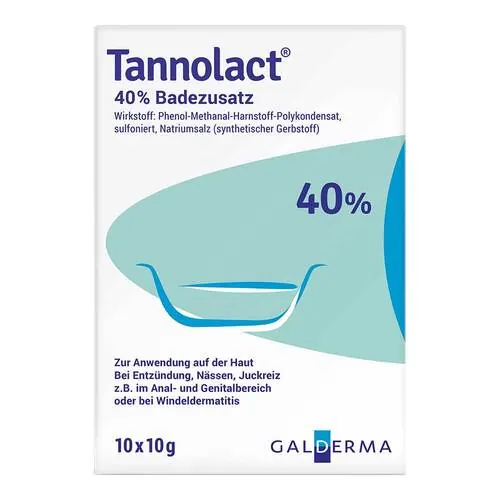 Tannolact Badezusatz, 10X10 g