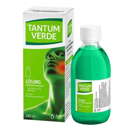 Tantum Verde 1,5 mg / ml Lösung z.Anw.i.d.Mundhöhle, 240 ml