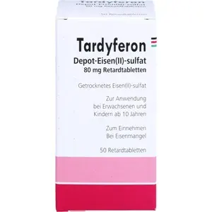 TARDYFERONDepot-Eisen(II)-sulfat80mgRetardtab.50St