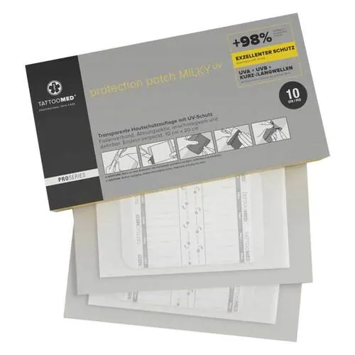 Tattoomed protection patch Milky 10x20cm, 10 St