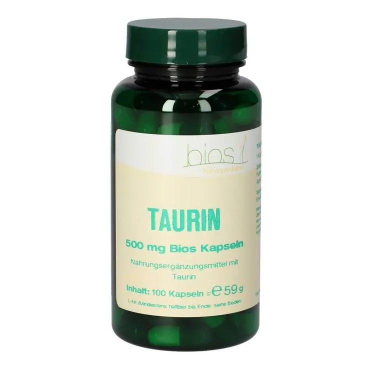 Taurin 500 mg Bios Kapseln, 100 St