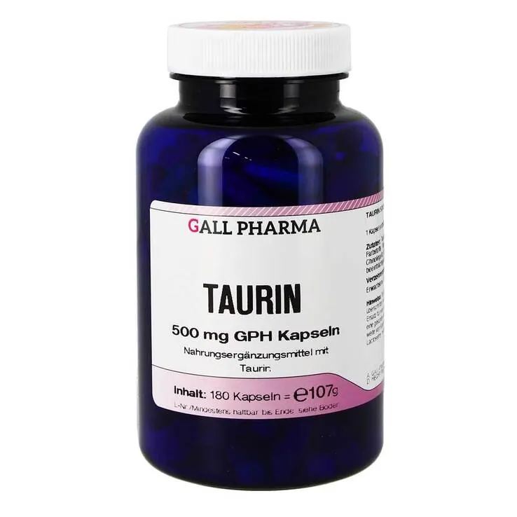 Taurin 500 mg Gph Kapseln, 180 St