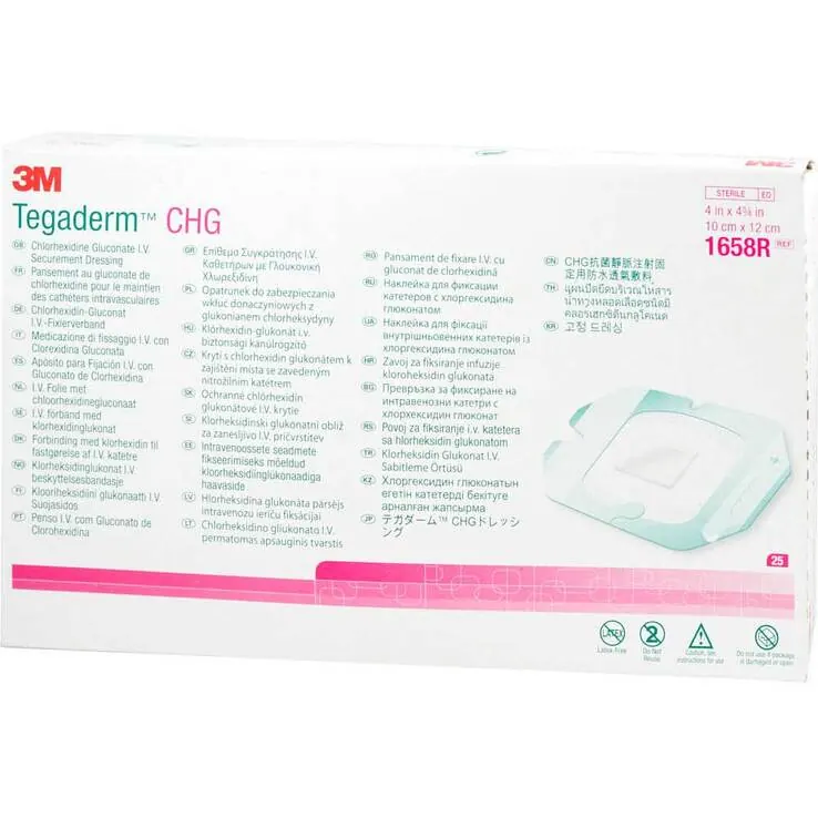 Tegaderm 3M Chg i.v. Fixierband 10x12cm 1658R, 25 St