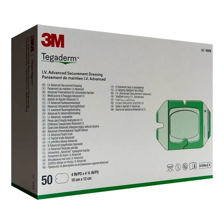 Tegaderm 3M i.v. Advanced Pflaster 10x12cm 1688, 50 St