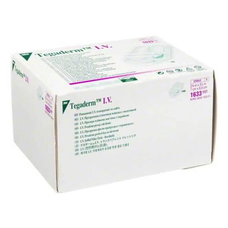Tegaderm 3M transparent Verband 7x8,5cm 1633, 100 St
