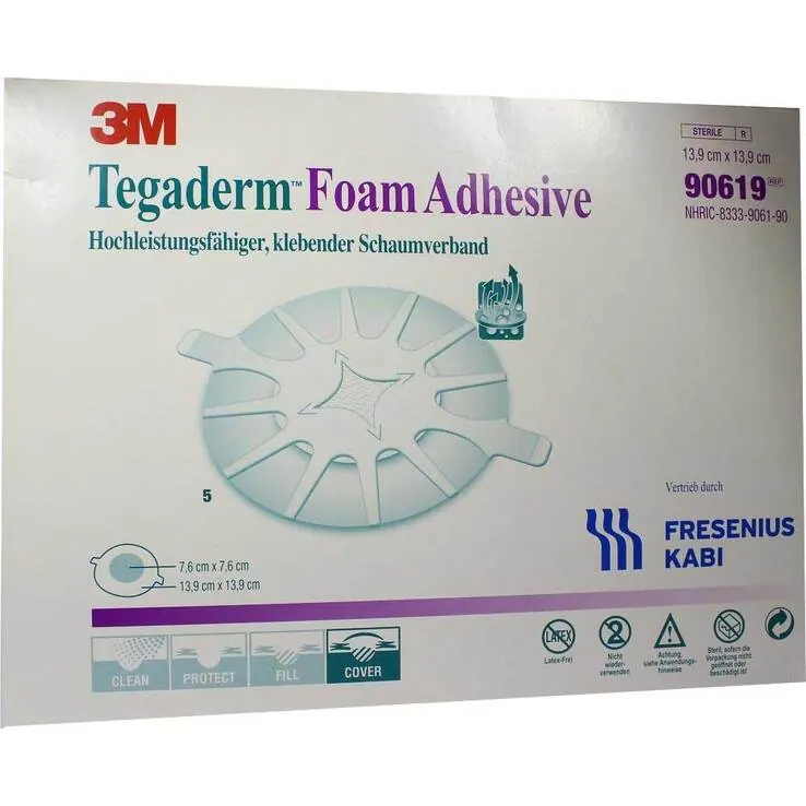 Tegaderm Foam Adhesive FK 13,9cm rund 90619, 5 St