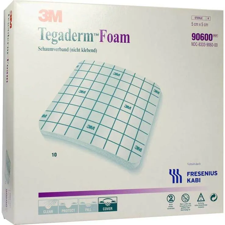 Tegaderm Foam FK 5x5cm 90600, 10 St