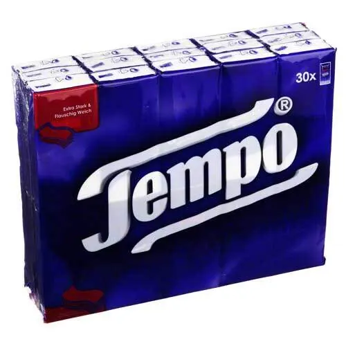 TEMPO Taschentücher ohne Menthol, 30X10 St