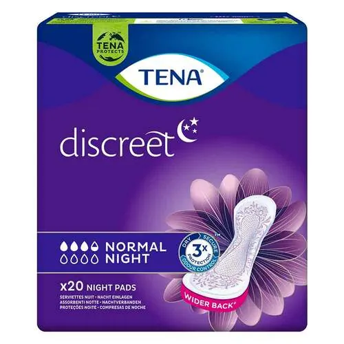 Tena Discreet Inkontinenz Einlagen normal night, 20 St