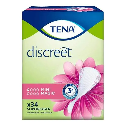 TENA DISCREET Inkontinenz Slipeinl.mini magic, 34 St