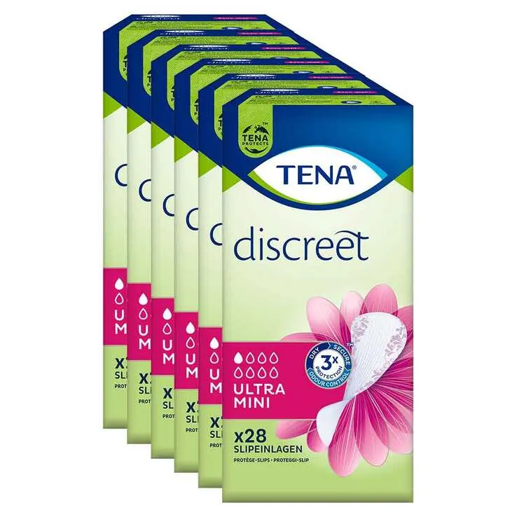 TENA® discreet Ultra Mini Slipeinlagen bei Inkontinenz, 10X28 St