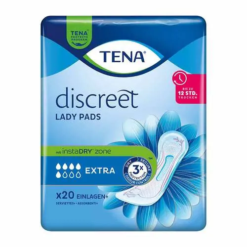Tena Lady Discreet Inkontinenz Einlagen extra, 20 St