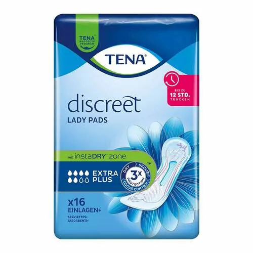 Tena Lady Discreet Inkontinenz Einlagen extra plus, 16 St