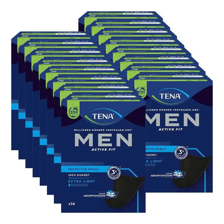 TENA MEN ACTIVE FIT Extra Light Einlagen bei Inkontinenz, 2x112 St