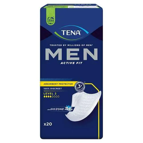 TENA MEN Active Fit Level 2 Inkontinenz Einlagen, 20 St