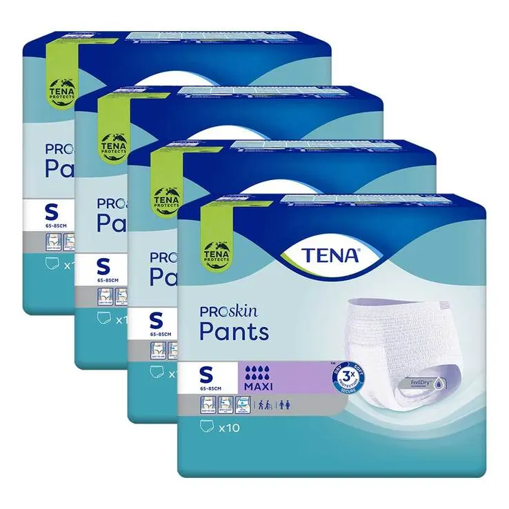 TENA Pants Maxi S Einweghosen bei Inkontinenz, 4X10 St