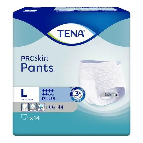 Tena Pants Plus L bei Inkontinenz, 14 St